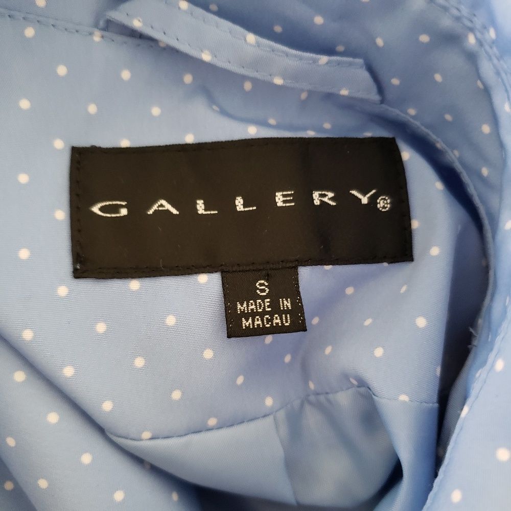 Gallery Light Blue Confetti Dots Jacket S - Picture 4 of 7